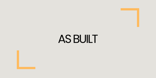 AS BUILT